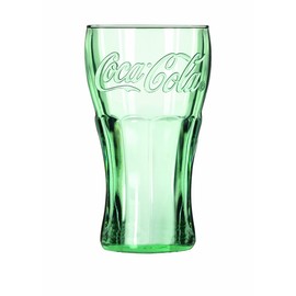 Libbey Coca-Cola 16-3/4-Ounce Glass Tumblers, Georgia Green, Set of 12