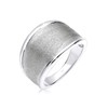 Elli Women's Ring Basic Matt Trend Basic Timeless Modern Silver