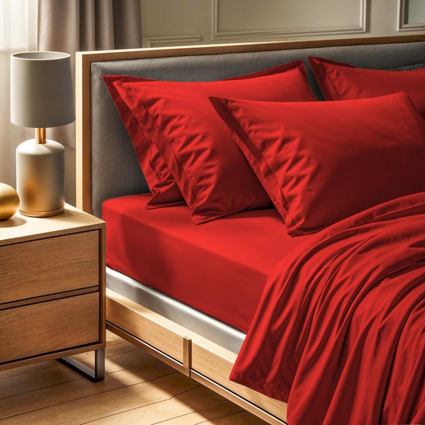 Premium Ranforce King Fitted Sheet (160 x 200 + 30