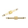 2PCS 6.35mm Effect Adapter Connector Noise Reduction Guitar Pedal Coulper