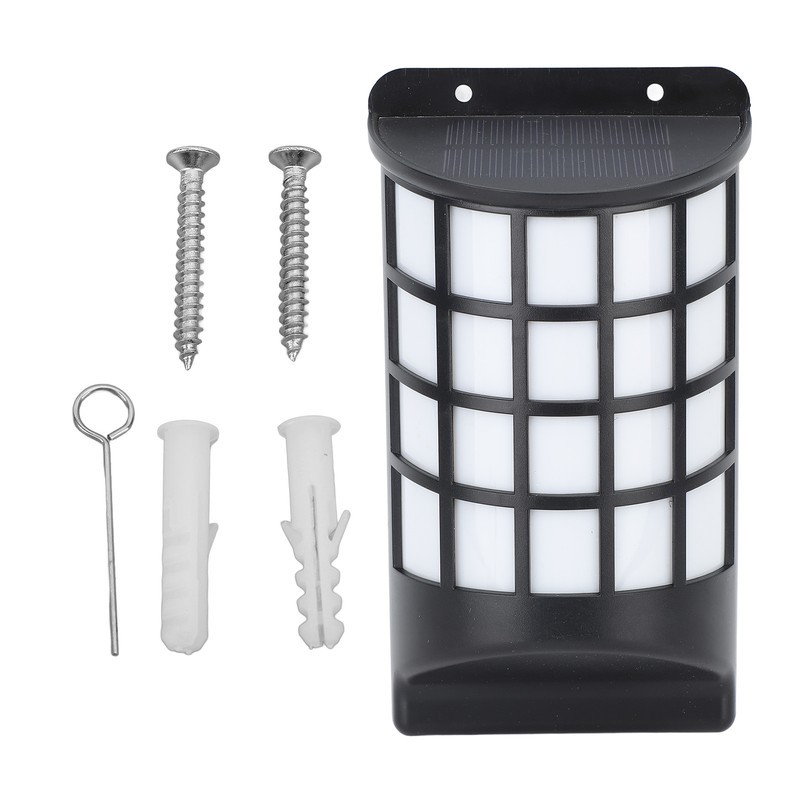 Solar Flame Wall Light Decorative LED Outdoor Wall Lamp IP65