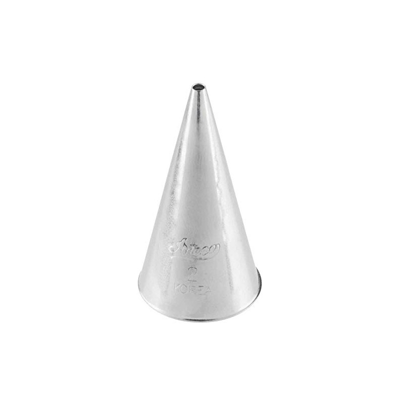 Ateco piping tip, Silver, Small