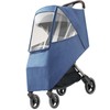 Stroller Rain Cover, Universal Stroller Protector for Outdoor (Linen Blue)