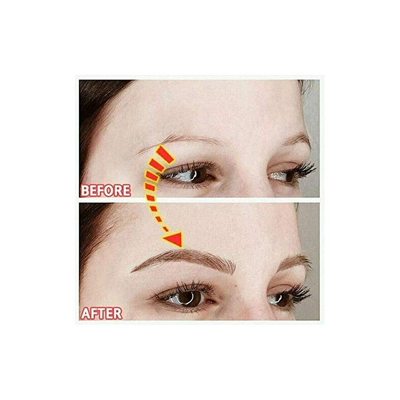 Yesallwas 4D Eyebrow Tattoo Sticker False Eyebrows Long Lasting Waterproof