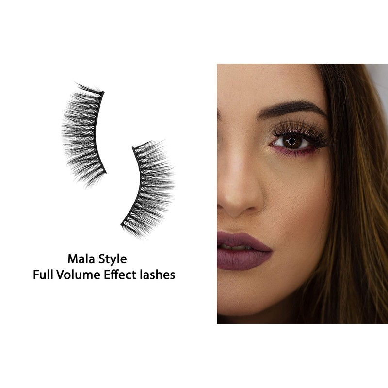 False Eyelashes, Artificial Eyelashes, Mink Lashes, Natural Look and Reusable