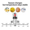 WiseWater Thermostatic Mixing Valve with 1/2 G Thread, Chrome Plated