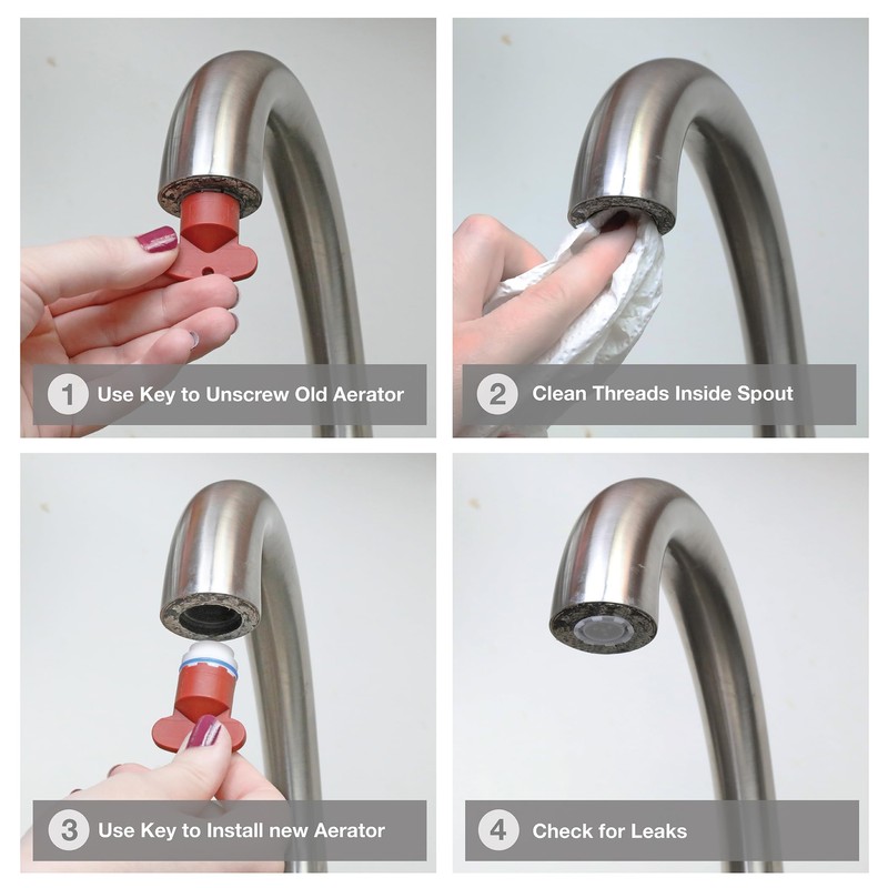 Water Saving 1.2 GPM Junior M21.5 Hidden Faucet Aerator Replacement,