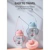 Oberni Baby Sippy Cup with Handle & Strap, Non-Spill Water