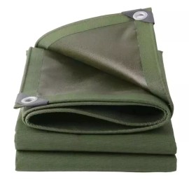 방수포 캔버스 갑빠 화물차 창고 양식장 천막 녹색 시트 [B. 두꺼운 군용 녹색] Waterproof Canvas Tarpaulin Truck Warehouse Aquaculture Tent Green Sheet [B. Thick Military Green]