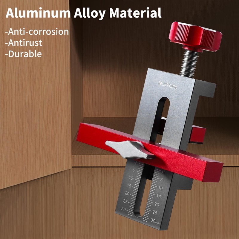 RUITOOL Cabinet Door Mounting Jig, Installation Positioner for Frameless Cabinets