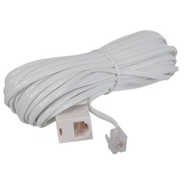 Telephone Extension Cord Male to Female with RJ-11 connectors - 50FT