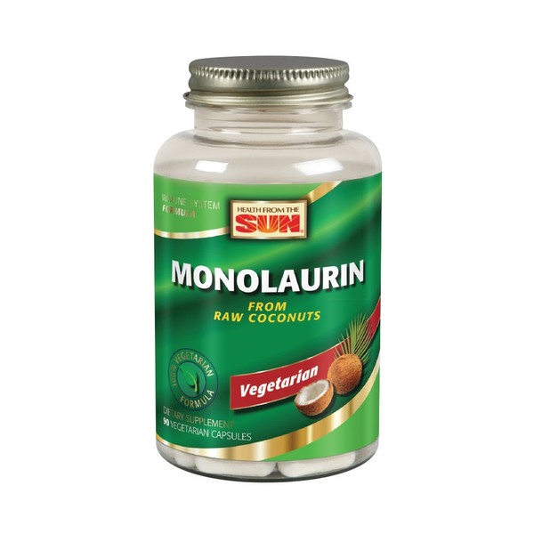 Health From The Sun Monolaurin, 90 Vegetarian Capsules, Nature's Life