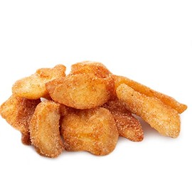 Oh! Nuts - Dried Cinnamon Apple Slices - 1LB Bulk Bag | Fresh Dehydrated Sweetened Apple Pieces for Snacking & Baking | Low Cholesterol. High Fibers, Rich in Vitamin A & C