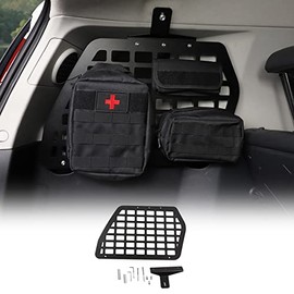 Trunk Storage Panel Fit for Toyota FJ Cruiser 2007-2021, Modular Rear Left Cargo Rack Shelf Interior Luggage Holder, Panel Vehicle Rear Organizer Mount Bracket(Left)