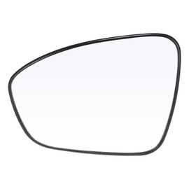 ACROPIX Car Rearview Left Driver Side Heated Mirror Glass for Nissan Sentra 2020 2021 with Backing Plate - Pack of 1
