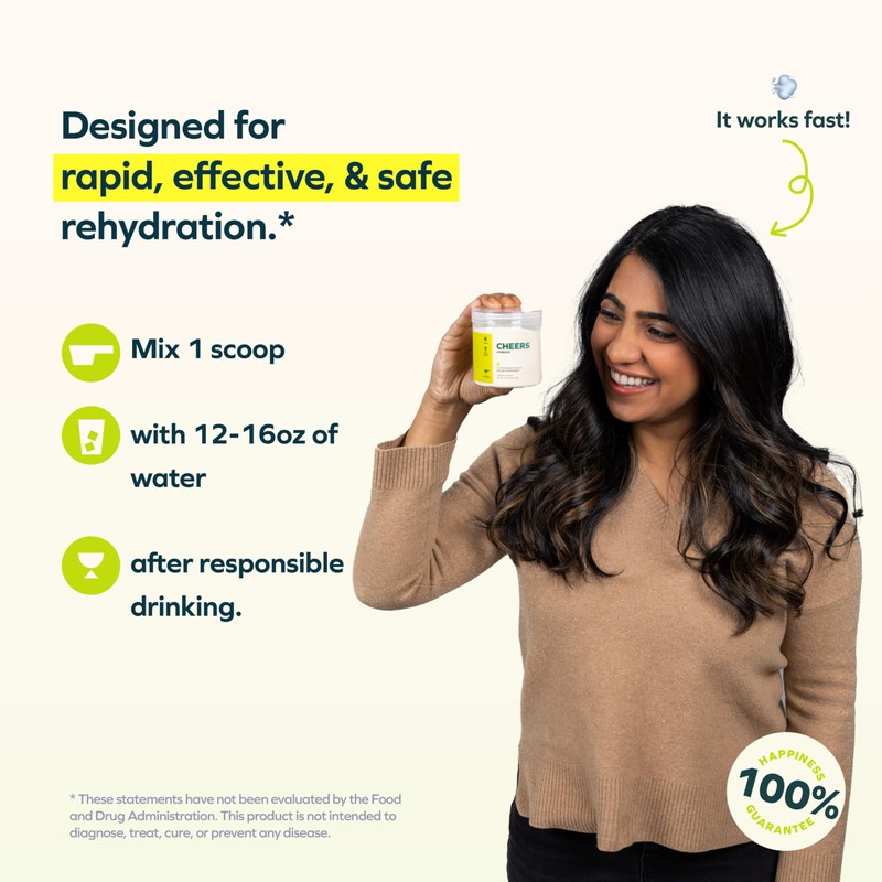 Cheers Hydrate | Oral Rehydration Solution | Electrolytes for Rapid