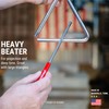 Treeworks Chimes TREbtr-HVY Heavy Studio-Grade Stainless Steel Triangle Beater/Striker, Red