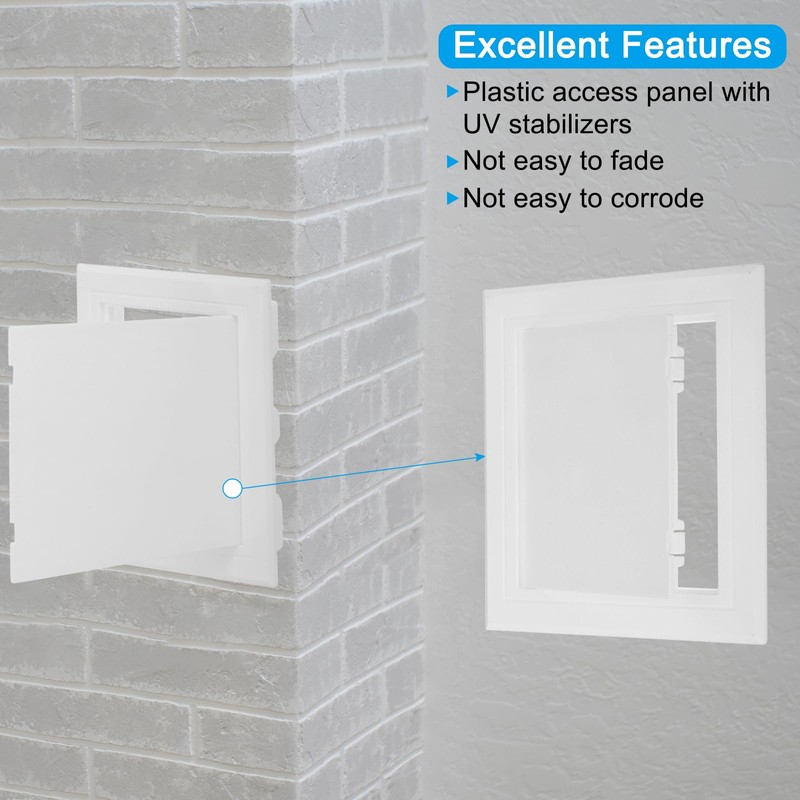 PATIKIL 8x8"(195x195mm) Removable Hinged Access Panel A BS Plumbing Access