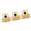 3Pcs RC Car Gear Copper M0.6 3.175mm Diameter Remote Control