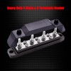 Ampper Ground Distribution Block Bus Bar, 4 x 1/4" (M6)