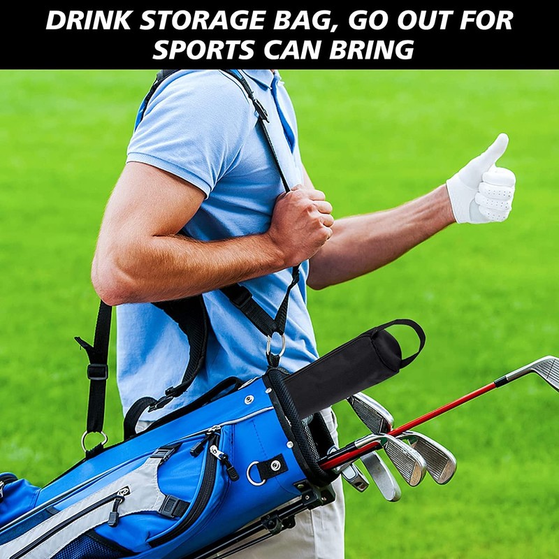 Beer Sleeve,Beer Sleeve for Golf Bag,7-Can Insulated Cooler Sleeve,Stores Up