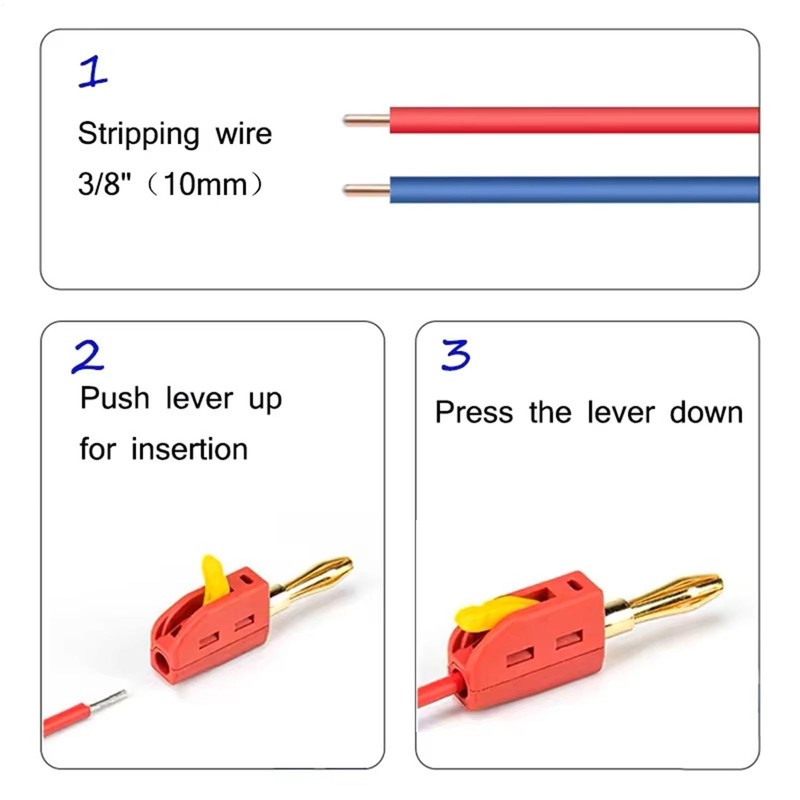 Speaker Banana Plugs Connector | Wire Connector Banana Connector,Quick Connect