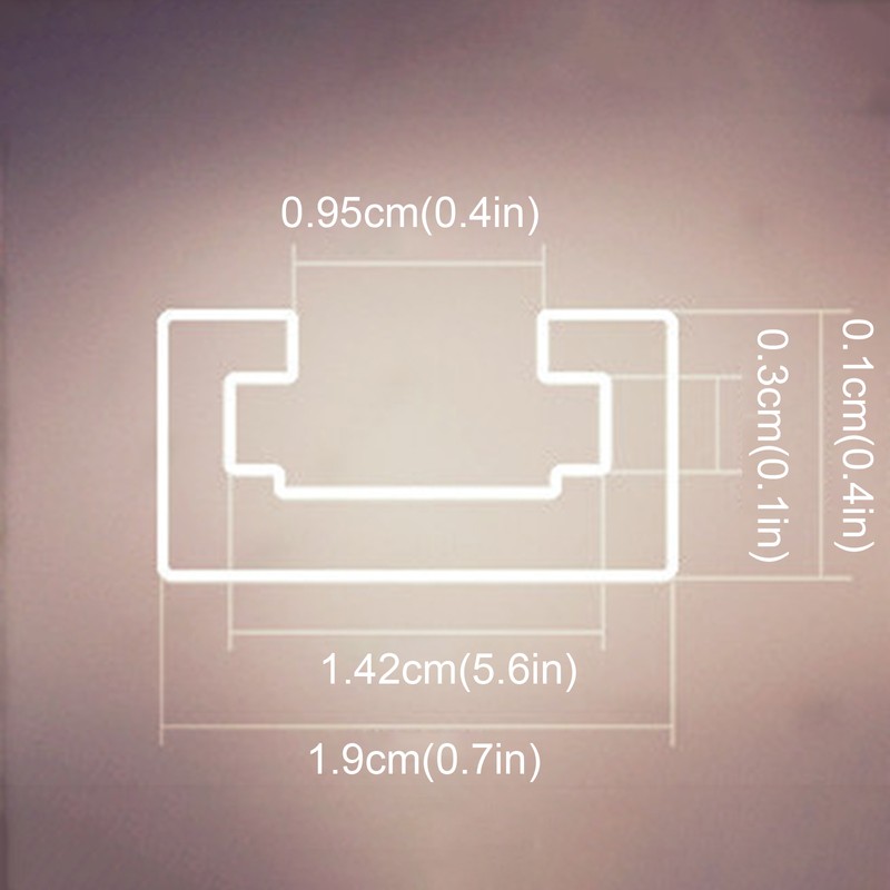 Aluminum Alloy T Track Slot Miter T Bar Rail Slide