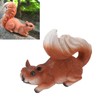 Squirrel Garden Decor Outside Funny Resin Statue Courtyard Balcony Outdoor