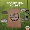 Golf Guy Gifts Golf Scorecard Holder (10 Fun Options) Add