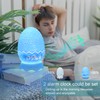 Cute Dinosaur Egg Alarm Clock/Digital Clock/Night Light/Music & White Noise