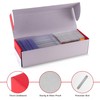 MewVeer 8 Pack Trading Card Storage Box for Top Loader,