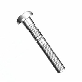C6LB-R10-6G, Huck C6L Lockbolts, 0.313 Inch Diameter, (0.250-0.500 Inch GR), RND HD, Carbon Steel Material, Zinc CLR