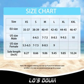 Lo's Douia Swiming Neoprene Socks 3mm Wetsuit Socks Thermal Anti-Slip Water Booties for Men Diving Surfing (Gray, S)