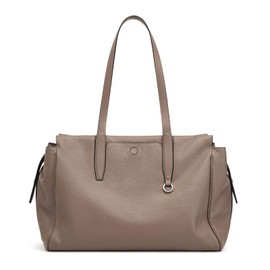 S-ZONE Leather Tote Bag for Women Large Shoulder Bags Crossbody Handbag Work Purse Travel Trip