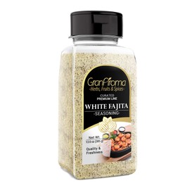 GranAroma White Fajita Seasoning, 13.6 oz, Spicy & Savory, Delicious Taste, Fajitas & Tacos