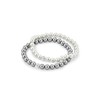 Amor Women's Bracelet 18 cm 925 Silver Rhodium-Plated Zirconia White