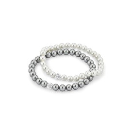 Amor Women's Bracelet 18 cm 925 Silver Rhodium-Plated Zirconia White 2016404