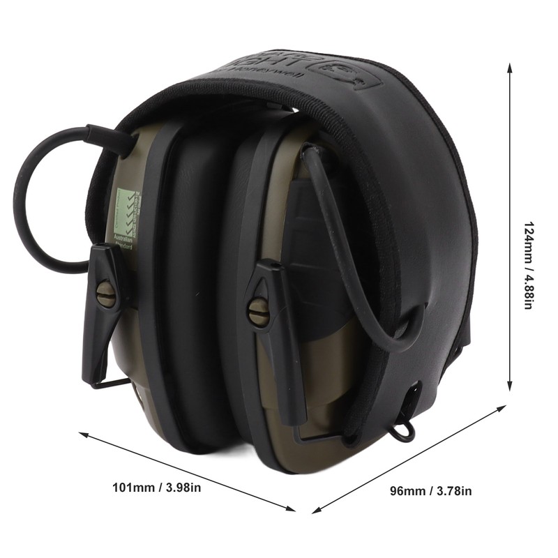 Walker Electronic Earmuffs Noise Cancellation Folding Hearing Protection Adjustable Earmuffs