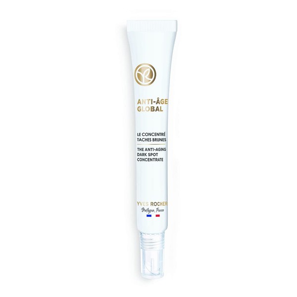 Yves Rocher Anti-Age Global Anti-Pigment Spots Concentrate, Special Care, Reduces Pigment & Age Spots, 1 x Tube 14 ml