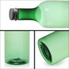 WUWEOT 12 Pack Plastic Wine Bottles, 750ml Empty Bordeaux-Style Liquor