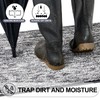 REFETONE REFETONE Doormat, 32'x40', Indoor Absorbent Non Slip Dark Grey