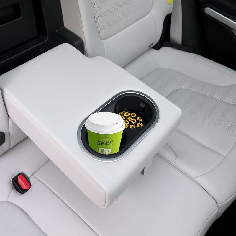 Sunflowers Absorbent Car Coasters 2 Pack for Cup Holders, 2.56"