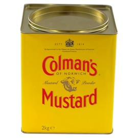 Colman's Double Superfine Mustard Powder, 4 Pound 6 Ounce Tin