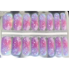 Unbranded Color Nail Polish Strips,16ct. Cosmic READ DESCRIPTION BELOW