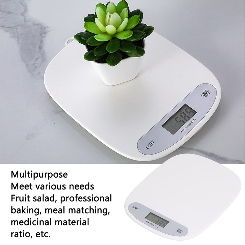 Food Scale, Versatile High Precision Digital Kitchen Scale 11.0lb Weight