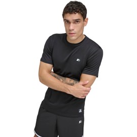 Starter Men's Standard Rash Guard, Rich Black, X-Large