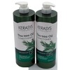 KERASYS HAIR CLINIC TEA TREE OIL  2X CONDITIONER FOR  DAMAGED AND DRY HAIR