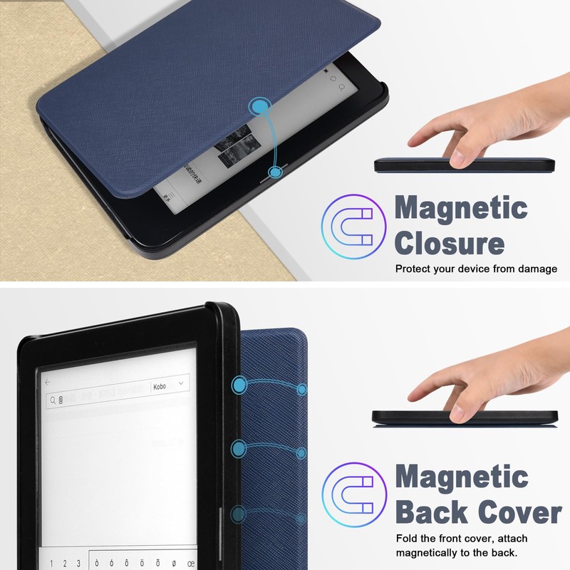 Caweet Case for Kobo Clara Colour/Kobo Clara BW 6 Inch