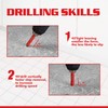 Goldblatt 10PCS 1/4" Diamond Drill Bits, 6mm Diamond Hole Saw