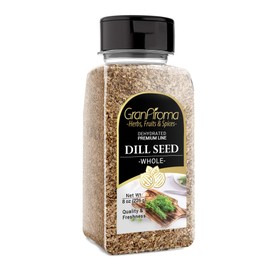 GranAroma Whole Dill Seeds, 8 oz, Bright Flavor, Pickling & Brining, Versatile Ingredient